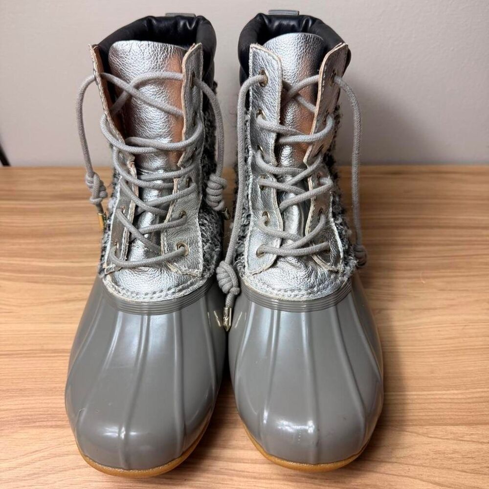 Sam-edelman Women's Grey and Silver Boots